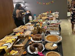 Annual Thanksgiving Worksgiving Potluck 🦃🍁🥧! Thankful for the people  that make Winstar the amazing company it is today! #winstarproperties  #worksgiving #giveback