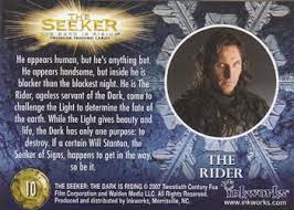 The dark is rising, will. 2007 Inkworks The Seeker Dark Is Rising Non Sport Gallery Trading Card Database