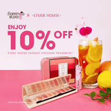 The first flagship store of etude house , south korea's number one cosmetic brand, is now open to the public! Flamingo Bloom X Etude House Promotion Loopme Malaysia
