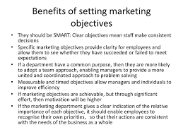 Marketing goals can be long or short term and are larger achievements to be had by succeeding with your objectives. 3 1 Setting Marketing Objectives Ppt Download
