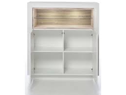 Buffet Haut 2 Portes Led Inclus