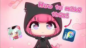 Gacha How I Make Front Facing Gacha Characters Editing Tips Gacha Life You Mermaid Drawing Tutorial Cute Anime Chibi Anime Backgrounds Wallpapers