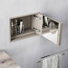 Maybe you would like to learn more about one of these? Contemporary Bathroom Cabinet My Secret Inda Stainless Steel Wall Mounted With Mirror