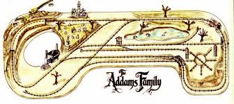 Addams family house family house plans best house plans house floor plans home and family family houses the sims sims 3 carson mansion. The Actual Layout Of The Addams Family Train Set Photo Bilsen Photos At Pbase Com