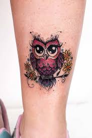 This creative tattoo is quite interesting to say the least. 24 Owl Tattoo Designs That Will Make You Drool With Satisfaction Cute Owl Tattoo Colorful Owl Tattoo Owl Tattoo Small