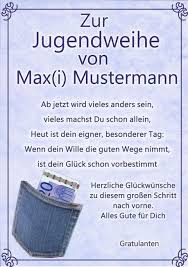 Gluckwunsche Zur Jugendweihe Kurz
