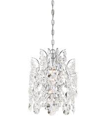 Lamps Com Minka Lavery 3155 77 Isabella S Crown Chrome 1 Light Mini Pendant