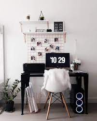 Black Desk 60 Creative Templates To Personalize The Environment Home Interior Accessories Home Office Decor Home Office Design