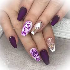 You can find a big chunk of dresses, in purple. 90 Incredible Purple Nail Design Ideas For 2021