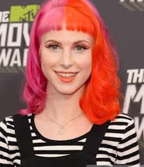 Strawberry blonde hair tips & ideas. Pictures 2013 Mtv Movie Awards Hairstyles Hayley Williams Two Tone Pink Red Hair Color