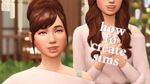 How I Create Sims Without CC 🌿 // Relaxing and Calm Create A Sim