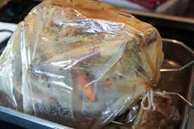Herb Roasted Turkey Cooked In Oven Cooking Bag Recipe Herb Roasted Turkey Cooking Turkey Turkey Recipes Thanksgiving