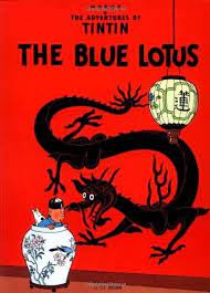 The Blue Lotus The Adventures Of Tintin Default In 2021 Tintin Blue Lotus Comics