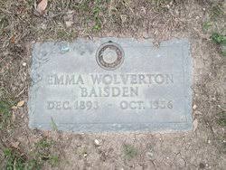 Emma Marie Basinger Baisden (1893-1956)