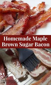 Really thick belly needs more time. Maple Brown Sugar Bacon Recipe An Easy Candied Bacon Recipe