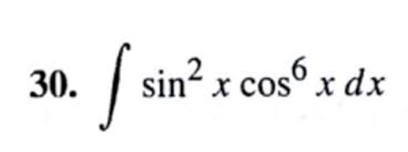 You can also check your answers! Integral Sin 2 X Cos 6 X Dx Chegg Com