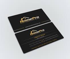 Upmarket Elegant Home Improvement Business Card Design For A Company By Rocky Islam Design 14149734
