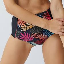 Check spelling or type a new query. Bikini Slip Paradiso Mit Hohem Bund Bedruckt Grund Schwarz Bestform La Redoute