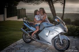 Mummy And Me In Daddy S Bike