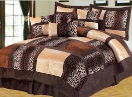 Amy sia animal leopard brown duvet set. Leopard Print Bedding King Size Ideas On Foter