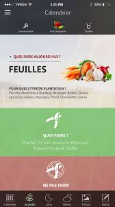 Présentation de l'application lune et jardin, disponible sur android et ios. Moon And Garden La Biodynamie
