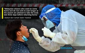 Results out in 24 hours. Bernama Malaysians Abroad Advised To Take Covid 19 Swab Test Three Days Before Returning Home