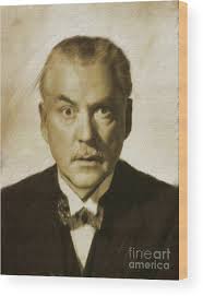 Nigel Bruce, Vintage Actor #1 Wood Print by Esoterica Art Agency