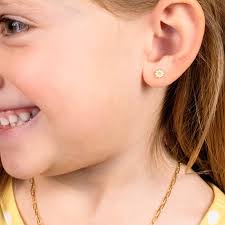 Daisies Tiny Stud Kids Earrings