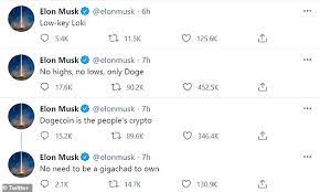 Pushed musk to the brink. Elon Musk S Tweets On Dogecoin Send It Soaring 42 This Is Money