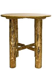 Montana Woodworks Glacier Country Collection Wood Bistro Table Bistro Table Country Dining Tables Bistro Dining Table