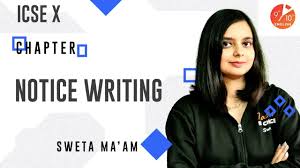 Leave application for marriage, format, sample, and examples. Notice Writing Icse Class 10 English Grammar Notice Writing Format Class 10 Vedantu 9 And 10 Youtube