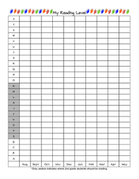 reading level chart scholastic 2nd grade