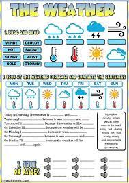 Weather worksheets worksheets for kids printable worksheets weather report weather forecast weather like today english activities teaching jobs report template. Wetter Auf Englisch Wetterbericht Und Wettervorhersage Schreiben Winterworte Englisch Deutsch Nachhilfe