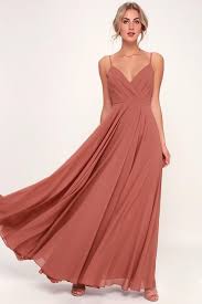 Valentine S Day Sale Envywe Lulus Lulus All About Love Rusty Rose Maxi Dress Lulus Rose Maxi Dress Bridesmaid Dresses Online Rose Bridesmaid Dresses