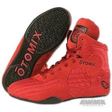 Otomix Stingray Boot Wrestling Shoes Red Black Size