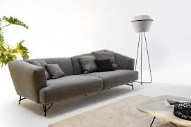 Clip, designed by nika zupanc is a sofa with soft and enveloping shapes, which make the sofa suitable for multiple environments, combined with poufs and coffee tables from the same collection. Ditre Italia Lennox Sofa Sofas