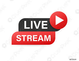 Live streaming logo, nouvelles et télévision ou diffusion - vecteur stock |  Crushpixel