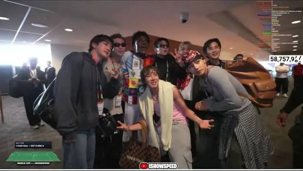 HAHHA CU CHÁU ISHOWSPEED ĐƯỢC CHỤP HÌNH CÙNG BTS RỒI 🤣🤣🤣