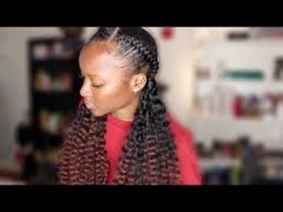 They are also easy to make. Two Braids Crochet Curls Feat Trendytresses1 Com Natural Hair Youtube