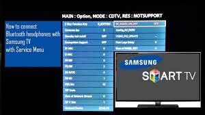 Be very careful while playing with these service menus. How To Enable Bluetooth On Samsung Tv Youtube