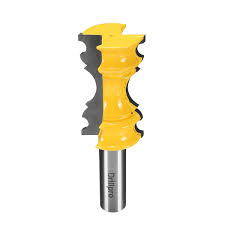 Slowly dial up the rpms on your router to the recommended maximum. Drillpro 1 2 Large Elaborate Chair Rail Molding Router Bit