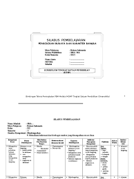 Check spelling or type a new query. Silabus Bahasa Indonesia Kelas Xii Semester 2