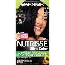 Garnier Nutrisse Ultra Color Nourishing Hair Color Creme Bl21 Blue Black 1 Kit Walmart Com Hair Color Nourishing Hair Hair Color For Black Hair