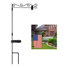 Maybe you would like to learn more about one of these? Fadda Garden Flag Stand Outdoor Pole Stand For Flags Black Metal Proof Paint Garden Flag Pole Holder With 2 Anti Wind Tiger Clips Type A Amazon In Garden Outdoors