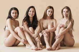 Share the best gifs now >>> Group Of Attractive Young Women In Underwear Sitting In Studio Free Photo Nohat Free For Designer