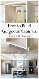Diy Kitchen Cabinets Made From Only Plywood Building Kitchen Cabinets Diy Kitchen Cabinets Kitchen Design Diy