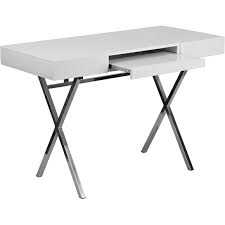 Shop for small computer desk online at target. Malcom White Computer Desk W Keyboard Tray And Drawers On Sale Overstock 16627292