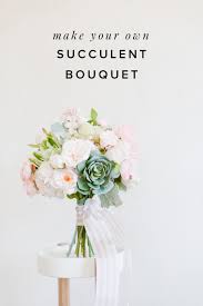 The composite flower bouquet, or carmen rose, as it is sometimes known, is one of the more modern types of bridal bouquet. Make A Small But Mighty Diy Succulent Wedding Bouquet Ruffled