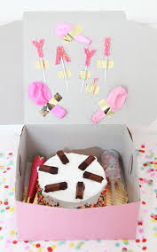 Diy Birthday Party In A Box Birthday Cake In A Box Birthday Diy Ideas Birthday Cake Ideas Cold Stone Birthday Box Diy Birthday Box Diy Birthday