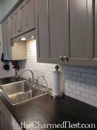 $15 (used very little) cost to have them professionally painted: Annie Sloan French Linen Kitchen Cabinets And Countertops Grey Kitchen Cabinets Grey Cabinets